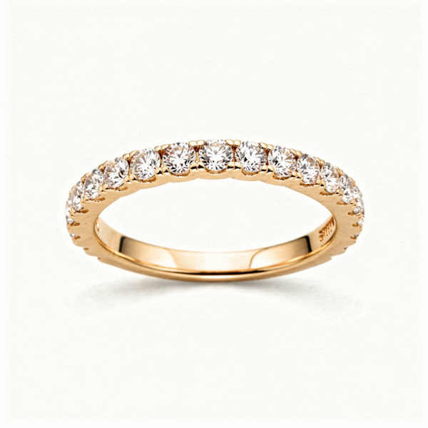 Bague argent, plaqué or 18 k zircon